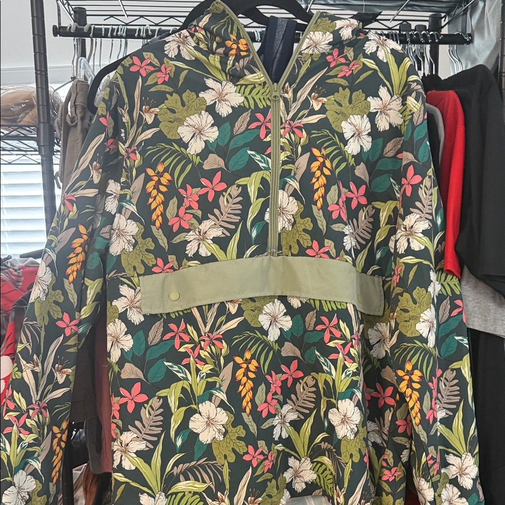 Floral Windbreaker Jacket